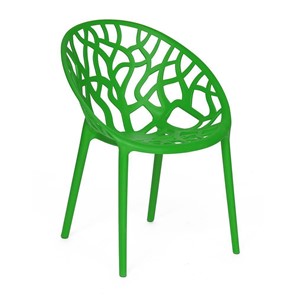 Обеденное кресло BUSH (mod.017) пластик 60*58,5*80 зеленый, арт.12653 в Архангельске
