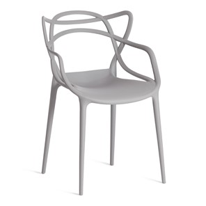 Обеденный стул Cat Chair (mod.028) пластик, 54,5*56*84 серый, арт.13276 в Архангельске