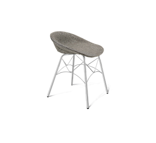 Обеденный стул SHT-ST19-SF1 / SHT-S107 (коричневый сахар/хром лак) в Архангельске - предосмотр