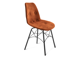 Обеденный стул SHT-ST29-C2 / SHT-S107 (песчаная буря/черный муар) в Архангельске