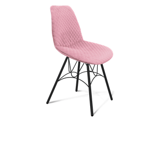 Обеденный стул SHT-ST29-С22 / SHT-S100 (розовый зефир/черный муар) в Архангельске