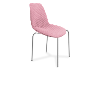 Обеденный стул SHT-ST29-С22 / SHT-S86 HD (розовый зефир/хром лак) в Архангельске