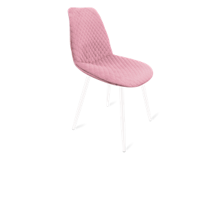 Обеденный стул SHT-ST29-С22 / SHT-S95-1 (розовый зефир/белый муар) в Архангельске