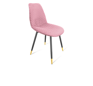 Обеденный стул SHT-ST29-С22 / SHT-S95-1 (розовый зефир/черный муар/золото) в Архангельске