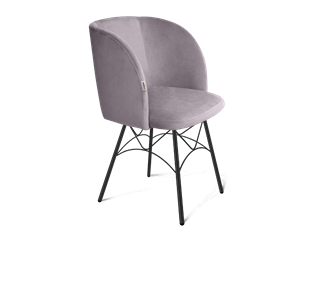 Обеденный стул SHT-ST33 / SHT-S107 (сиреневая орхидея/черный муар) в Архангельске - предосмотр