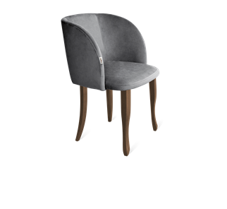 Обеденный стул SHT-ST33 / SHT-S122 (угольно-серый/темный орех/черный муар) в Архангельске