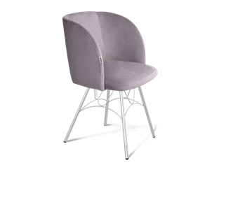 Обеденный стул SHT-ST33 / SHT-S100 (сиреневая орхидея/хром лак) в Архангельске - предосмотр