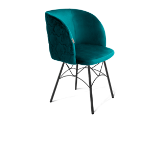 Обеденный стул SHT-ST33-1 / SHT-S107 (альпийский бирюзовый/черный муар) в Архангельске