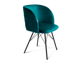 Обеденный стул SHT-ST33-1 / SHT-S37 (альпийский бирюзовый/черный муар) в Архангельске - предосмотр