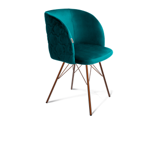 Обеденный стул SHT-ST33-1 / SHT-S37 (альпийский бирюзовый/медный металлик) в Архангельске
