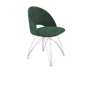 Обеденный стул SHT-ST34 / SHT-S112 (лиственно-зеленый/хром лак) в Архангельске - предосмотр