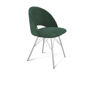 Обеденный стул SHT-ST34 / SHT-S37 (лиственно-зеленый/хром лак) в Архангельске - предосмотр