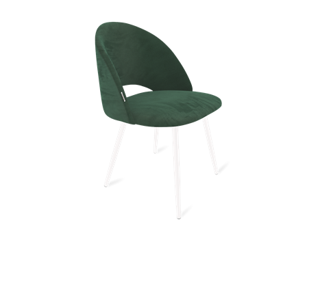 Обеденный стул SHT-ST34 / SHT-S95-1 (лиственно-зеленый/белый муар) в Архангельске - изображение