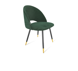 Обеденный стул SHT-ST34 / SHT-S95-1 (лиственно-зеленый/черный муар/золото) в Архангельске