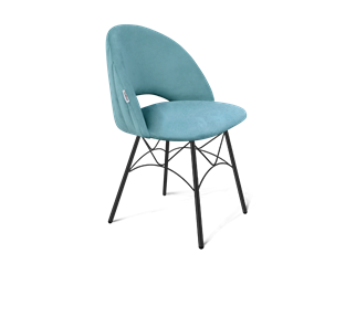 Обеденный стул SHT-ST34-1 / SHT-S107 (голубая пастель/черный муар) в Архангельске