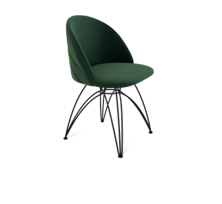 Обеденный стул SHT-ST35-2 / SHT-S112 (лиственно-зеленый/черный муар) в Архангельске