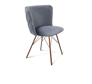 Обеденный стул SHT-ST36-3 / SHT-S37 (нейтральный серый/медный металлик) в Архангельске - предосмотр