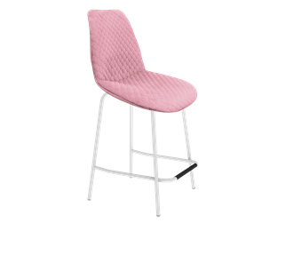 Полубарный стул SHT-ST29-С22 / SHT-S29P-1 (розовый зефир/белый муар) в Архангельске - предосмотр