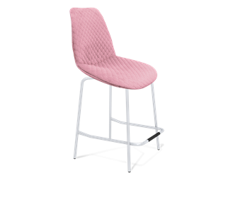 Полубарный стул SHT-ST29-С22 / SHT-S29P-1 (розовый зефир/хром лак) в Архангельске