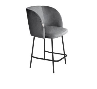 Полубарный стул SHT-ST33 / SHT-S29P-1 (угольно-серый/черный муар) в Архангельске - предосмотр