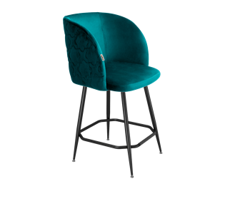 Полубарный стул SHT-ST33-1 / SHT-S148-1 (альпийский бирюзовый/черный муар/золото) в Архангельске - предосмотр
