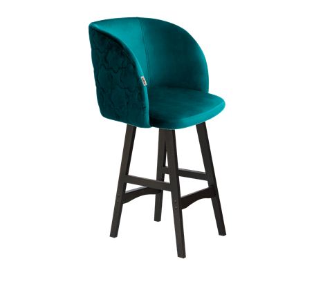 Полубарный стул SHT-ST33-1 / SHT-S65-1 (альпийский бирюзовый/венге) в Архангельске - изображение