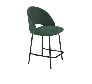 Полубарный стул SHT-ST34 / SHT-S29P-1 (лиственно-зеленый/черный муар) в Архангельске