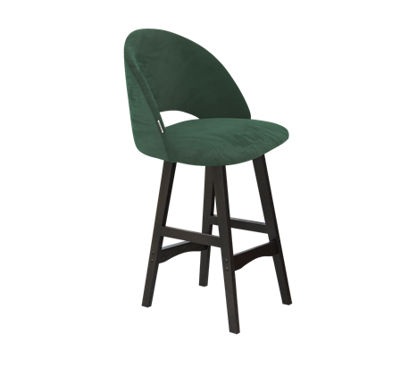Полубарный стул SHT-ST34 / SHT-S65-1 (лиственно-зеленый/венге) в Архангельске - изображение