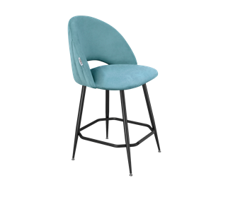 Полубарный стул SHT-ST34-1 / SHT-S148-1 (голубая пастель/черный муар) в Архангельске - предосмотр