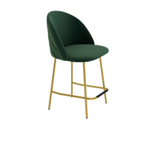 Полубарный стул SHT-ST35-2 / SHT-S29P-1 (лиственно-зеленый/золото) в Архангельске
