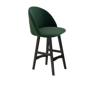 Полубарный стул SHT-ST35-2 / SHT-S65-1 (лиственно-зеленый/венге) в Архангельске