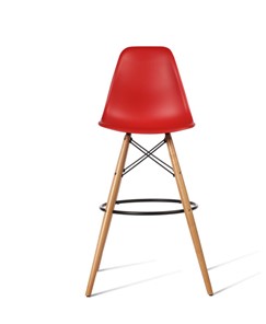 Барный стул DSL 110 Wood bar (красный) в Архангельске - предосмотр 1