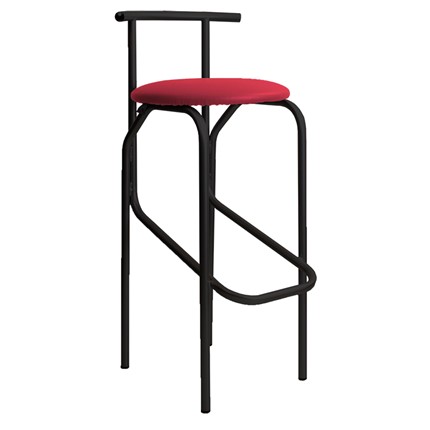 Кухонный барный стул Jola black, кожзам V в Архангельске - изображение