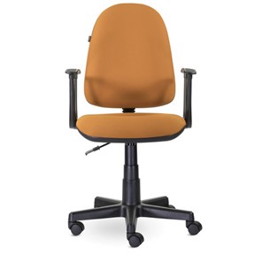 Кресло офисное Brabix Prestige Start MG-312 (эргономичная спинка, ткань, оранжевое) в Архангельске - предосмотр
