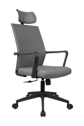 Кресло офисное Riva Chair А818 (Серый) в Архангельске - изображение