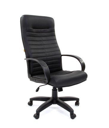 Офисное кресло CHAIRMAN 480 LT, экокожа, цвет черный в Архангельске - изображение