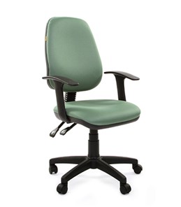 Офисное кресло CHAIRMAN 661 Ткань стандарт 15-158 зеленая в Архангельске - предосмотр