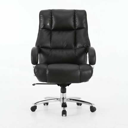 Кресло Brabix Premium Bomer HD-007 (рециклированная кожа, хром, черное) 531939 в Архангельске - изображение