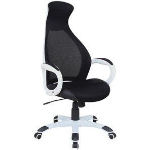 Офисное кресло Brabix Premium Genesis EX-517 (пластик белый, ткань/экокожа/сетка черная) 531573 в Архангельске