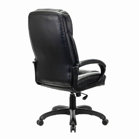 Кресло Brabix Premium Nord EX-590 (черный пластик, экокожа, черное) 532097 в Архангельске - изображение 3