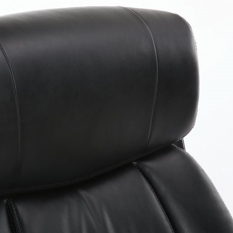 Кресло Brabix Premium Direct EX-580 (хром, рециклированная кожа, черное) в Архангельске - изображение 4