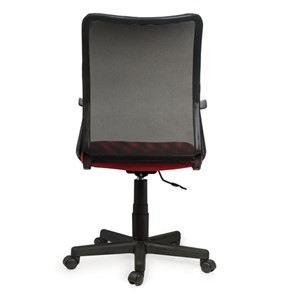 Кресло офисное Brabix Spring MG-307 (с подлокотниками, комбинированное красное/черное TW) в Архангельске - предосмотр 3