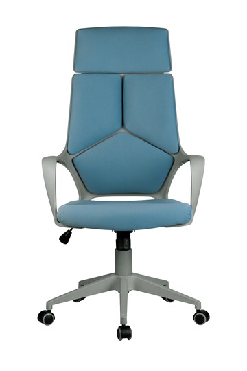 Кресло компьютерное Riva Chair 8989 (Синий/серый) в Архангельске - изображение 1