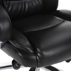 Кресло Brabix Premium Direct EX-580 (хром, рециклированная кожа, черное) в Архангельске - предосмотр 11