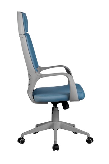 Кресло компьютерное Riva Chair 8989 (Синий/серый) в Архангельске - изображение 2