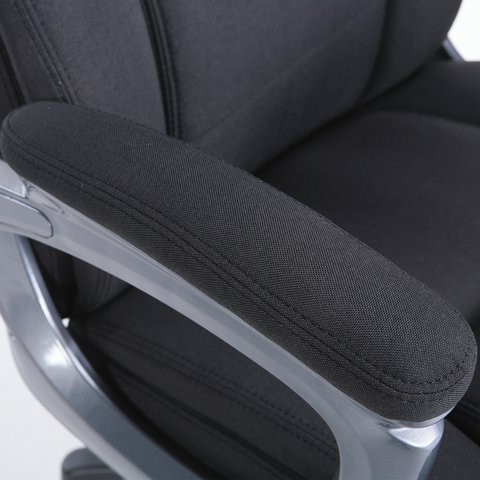 Кресло офисное Brabix Premium Solid HD-005 (ткань, черное) 531822 в Архангельске - изображение 9