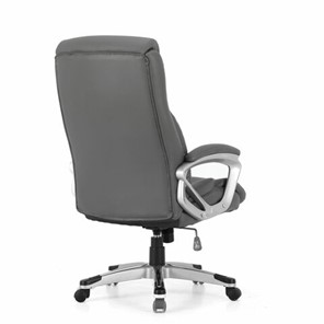 Офисное кресло Brabix Premium Level EX-527 (пружинный блок, рециклированная кожа, серое) в Архангельске - предосмотр 2