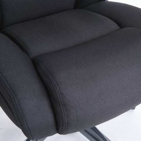 Кресло офисное Brabix Premium Solid HD-005 (ткань, черное) 531822 в Архангельске - изображение 7