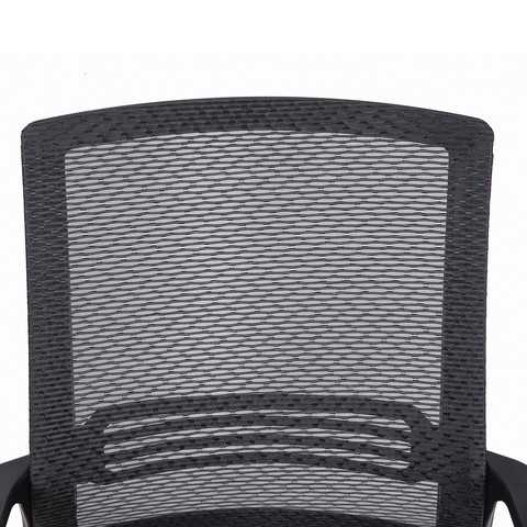 Компьютерное кресло Brabix Daily MG-317 (с подлокотниками, хром, черное) 531833 в Архангельске - изображение 4