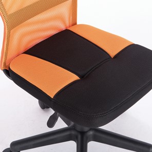 Кресло Brabix Smart MG-313 (без подлокотников, комбинированное, черное/оранжевое) в Архангельске - предосмотр 6
